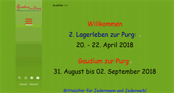 Desktop Screenshot of gaudium-zur-purg.at